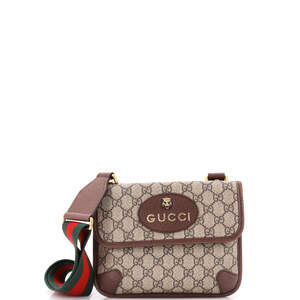 Gucci Small Neo Vintage Flap Messenger GG Coated Canvas